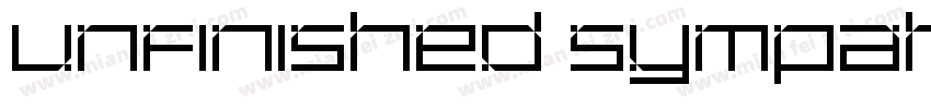 Unfinished Sympahthy字体转换